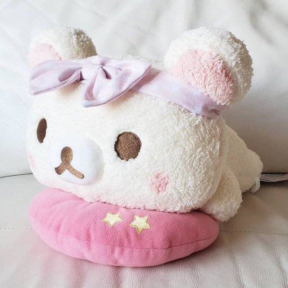 Rilakkuma - Pajama Party Lying Down Plushies (Korilakkuma) - Picture 1 of 2